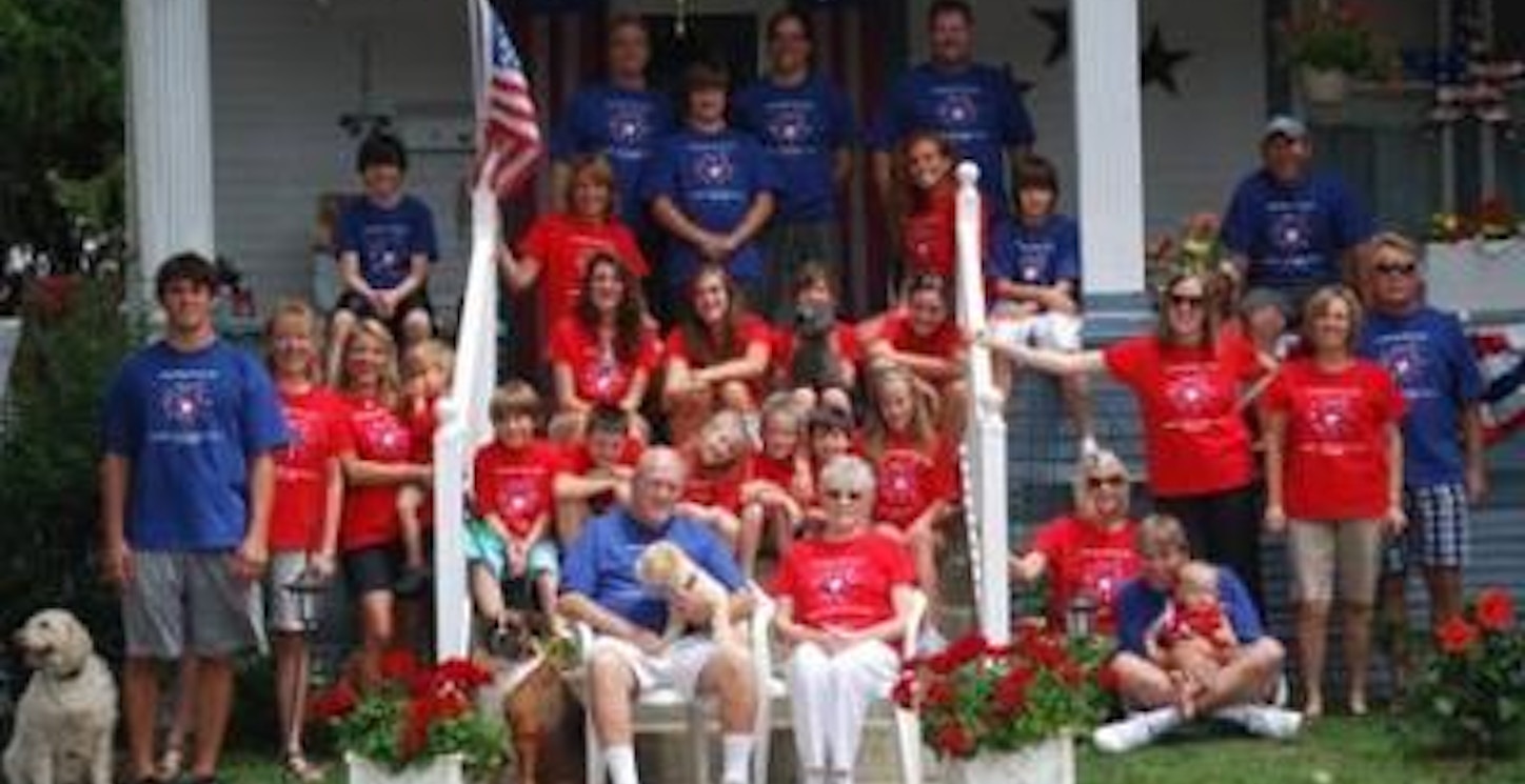 Picture of July4th Reunion Custom T-Shirt Design July4th Reunion T-Shirt Photo