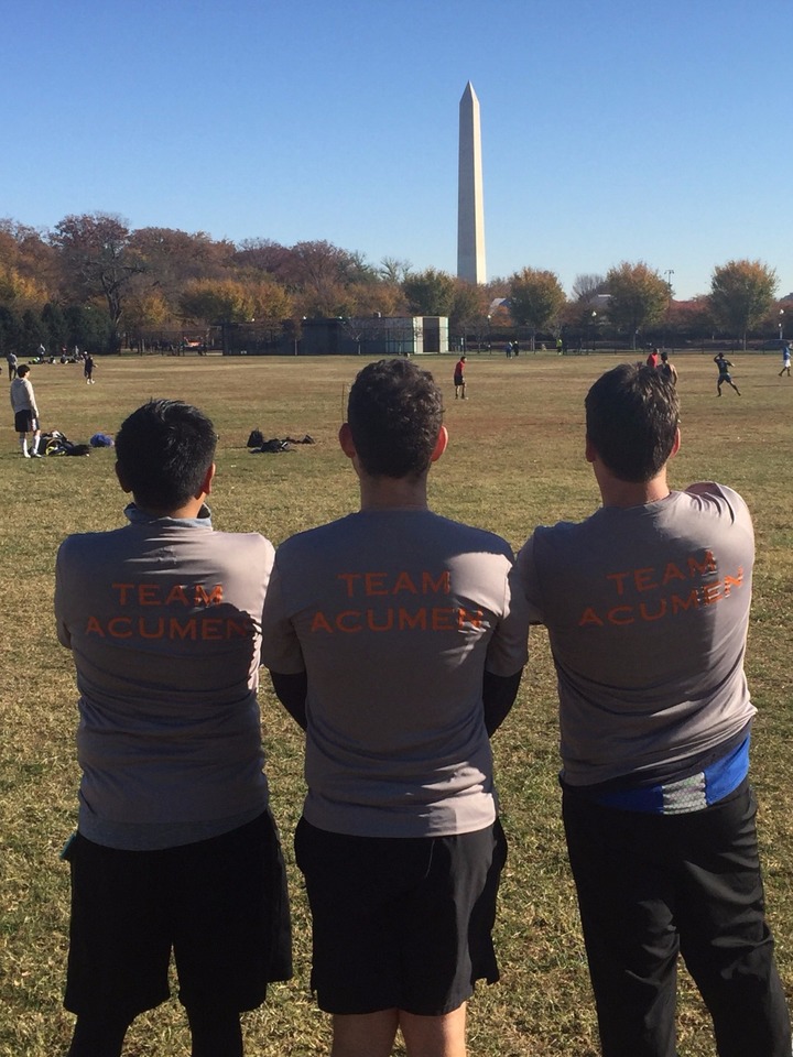 Team Acumen At The Veterans Day Run (Dc) T-Shirt Photo