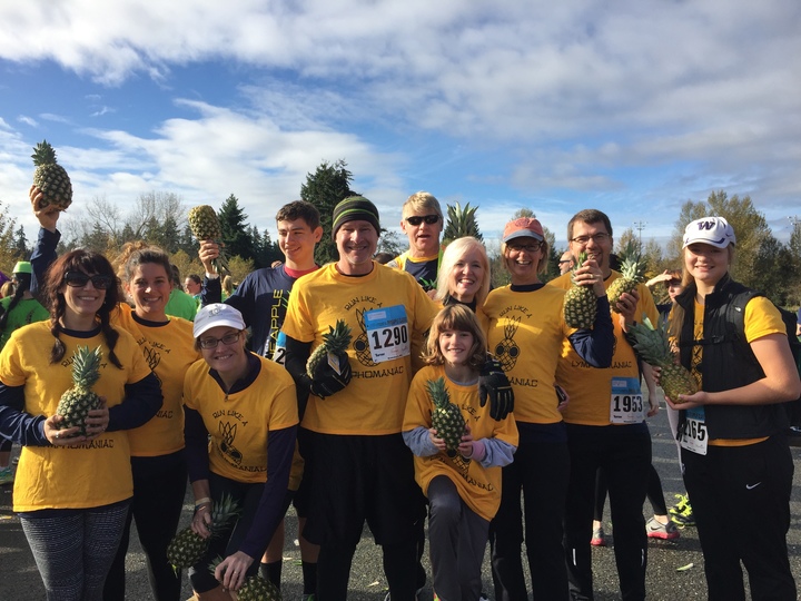 Run Like A Lymphomaniac T-Shirt Photo