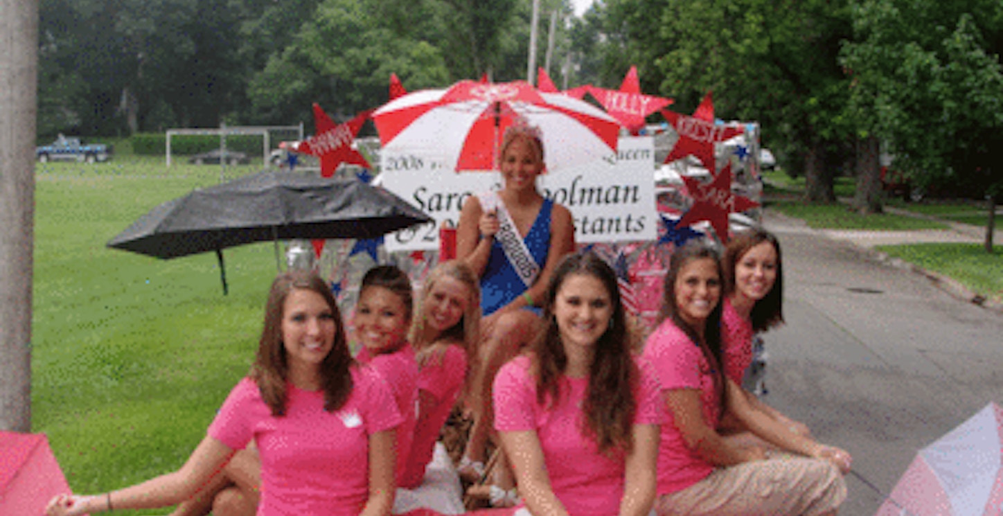 Picture of 2009 Miss Iroquois County Fair Queen Contestants Custom T-Shirt Design 2009 Miss Iroquois County Fair Queen Contestants T-Shirt Photo