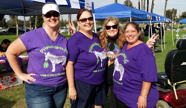 Picture of P Hriends4 Life! Raising Awareness Of Pulmonary Hypertension (Ph)! Custom T-Shirt Design P Hriends4 Life! Raising Awareness Of Pulmonary Hypertension (Ph)! T-Shirt Photo