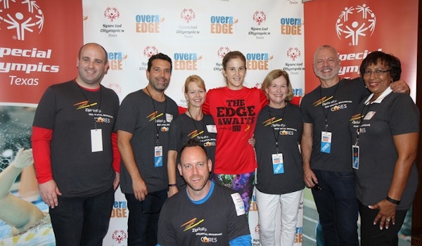 Going "Over The Edge" To Support Special Olympics Texas! T-Shirt Photo