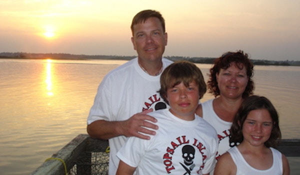The Chews At Sunset On Topsail Island Nc T-Shirt Photo