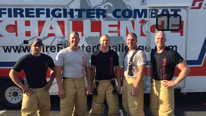 Whitehall Fire Firefighter Combat Challenge Team T-Shirt Photo
