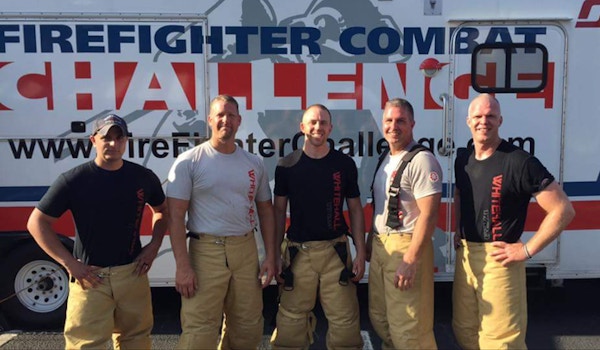 Whitehall Fire Firefighter Combat Challenge Team T-Shirt Photo