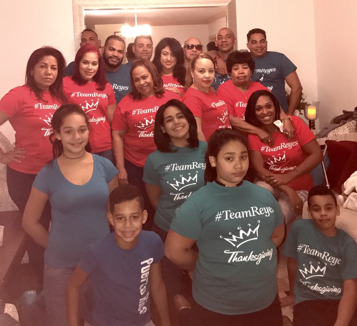 Team Reyes Thanksgiving  T-Shirt Photo