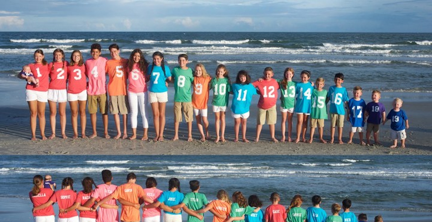 The Grandkids Take The Beach T-Shirt Photo
