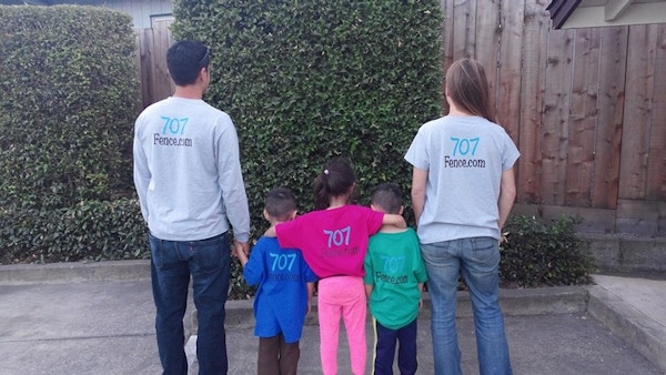 707 Fence Company Family T-Shirt Photo
