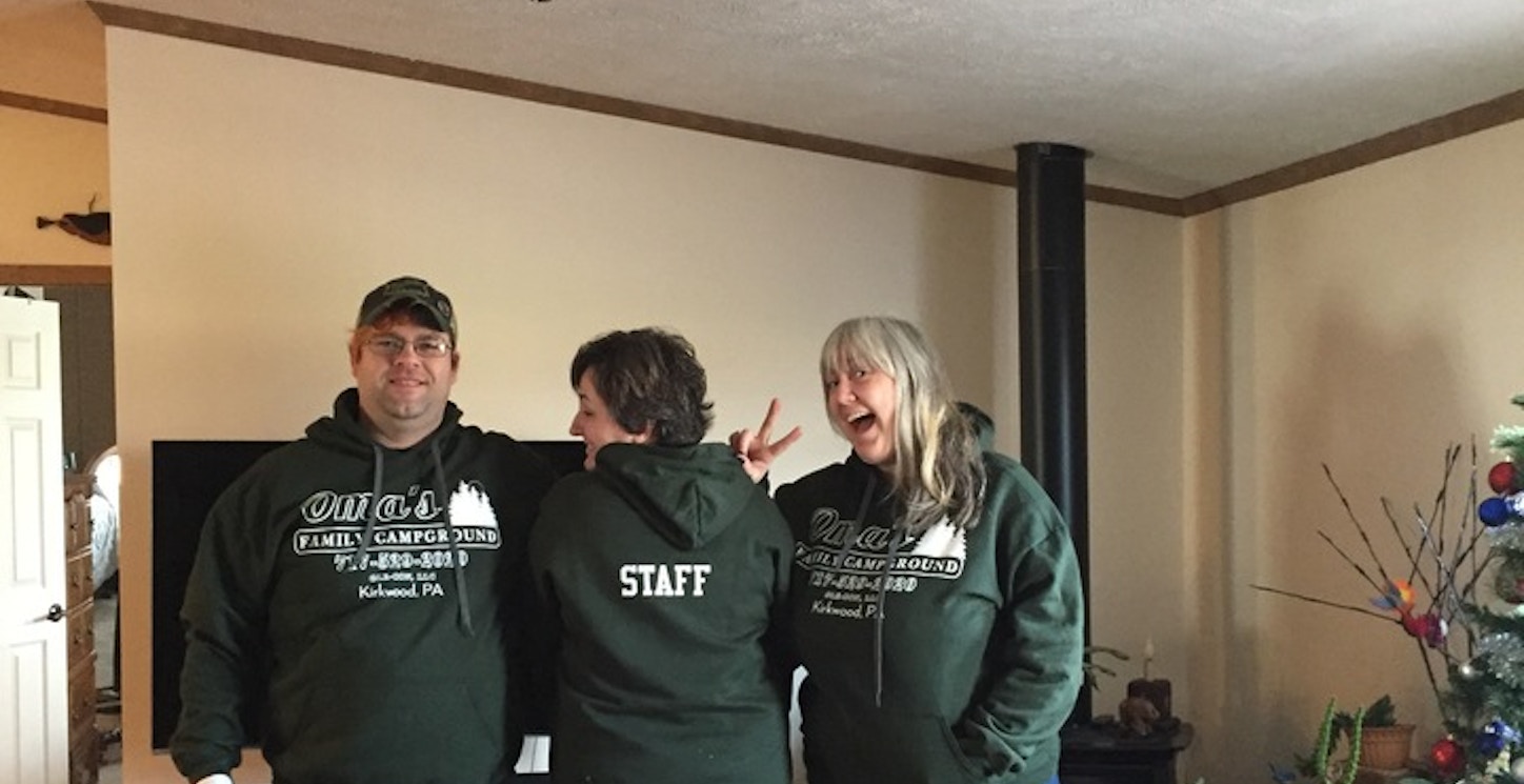 Oma's Staff Show Off Their Hoodies T-Shirt Photo