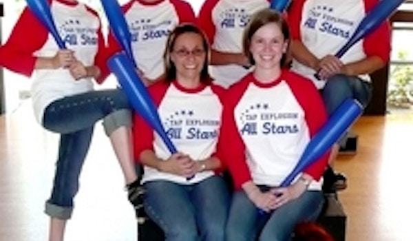 Picture of Tap Explosion All Stars Custom T-Shirt Design Tap Explosion All Stars T-Shirt Photo