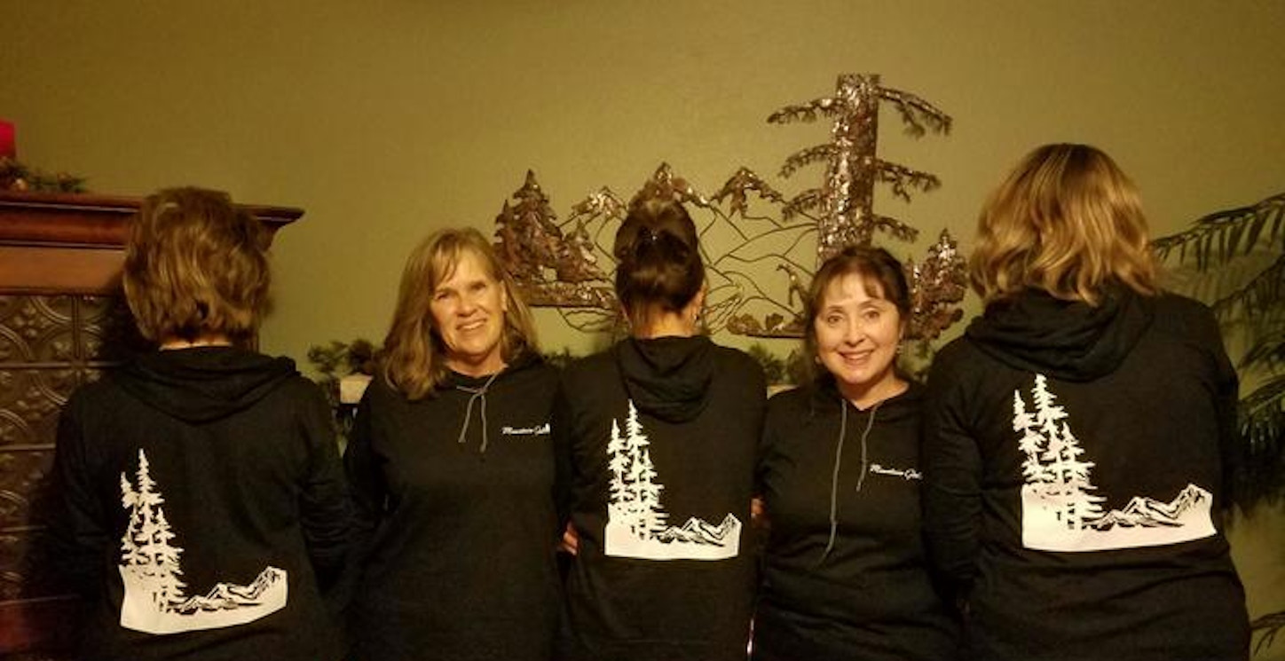 Picture of Mountain Girls Custom T-Shirt Design Mountain Girls T-Shirt Photo