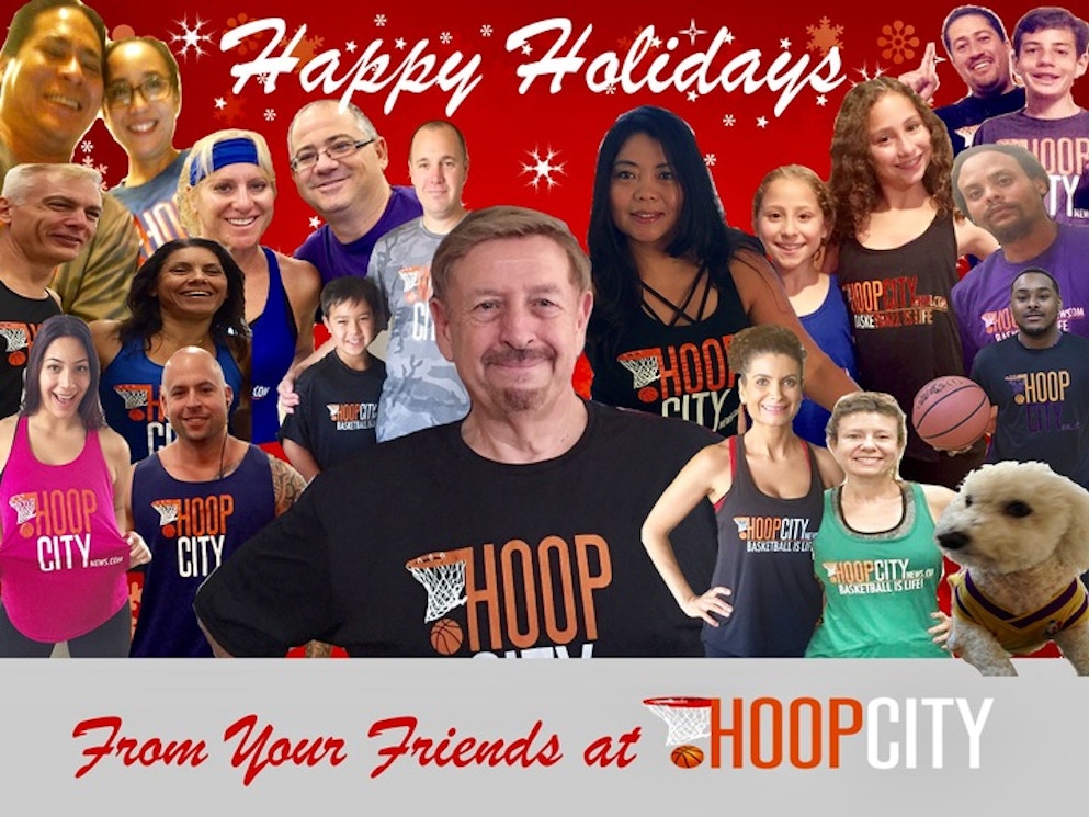 An International Happy Holidays From Hoop City News! T-Shirt Photo