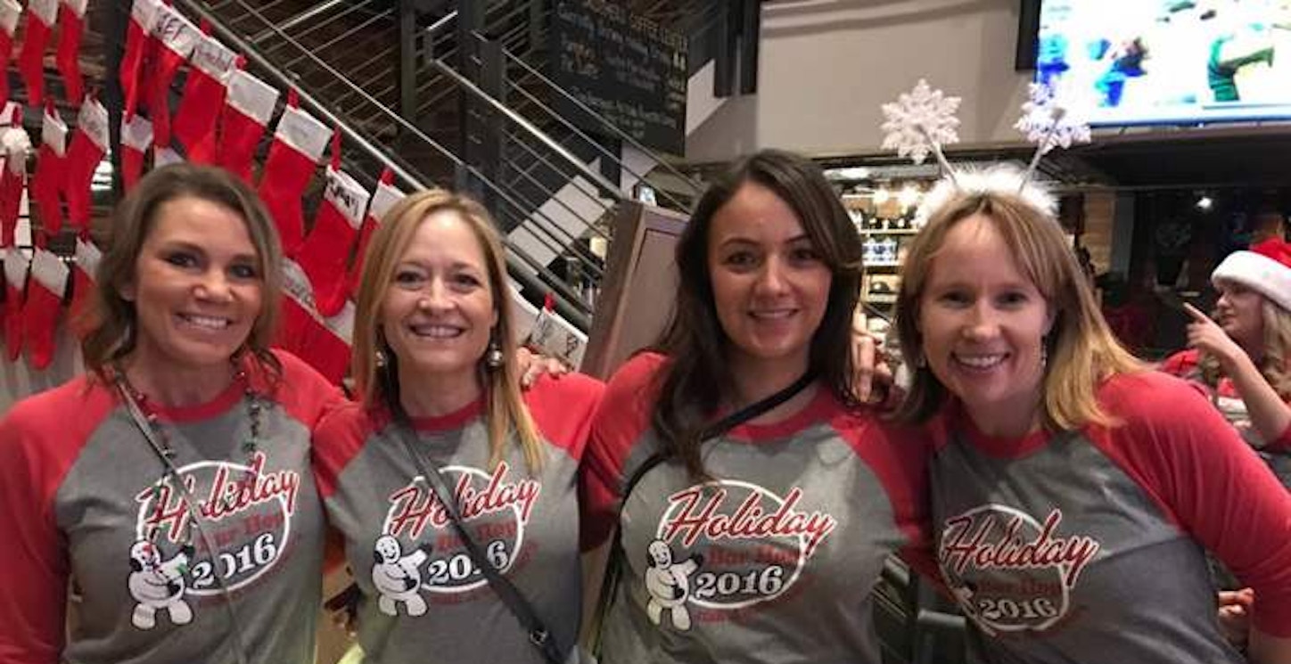 Picture of 2016 Holiday Bar Hop Custom T-Shirt Design 2016 Holiday Bar Hop T-Shirt Photo