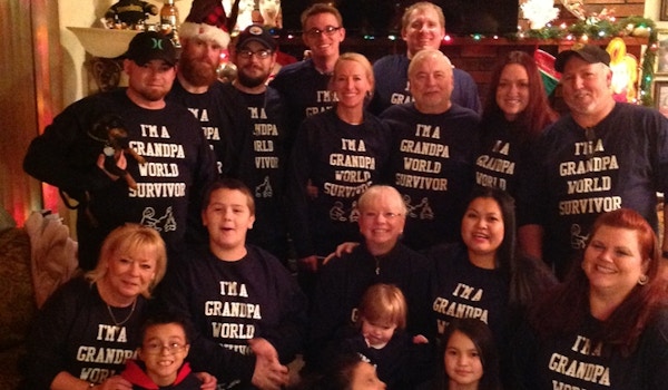 Grandpa World Survivors (All Family Members) T-Shirt Photo