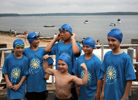 10 And Under Iron Men At Open Water Champs T-Shirt Photo