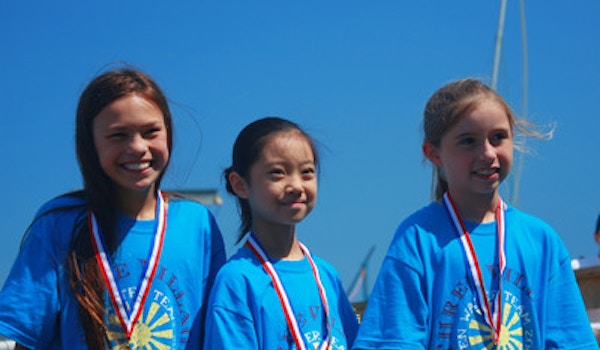 10 & Under 1,000 Yard Open Water Champs Medal Winners From T T-Shirt Photo