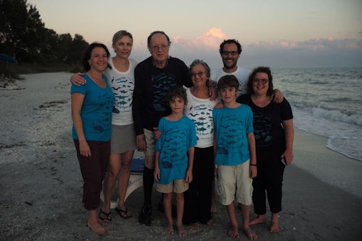 Family Photo On Sanibel Island  T-Shirt Photo