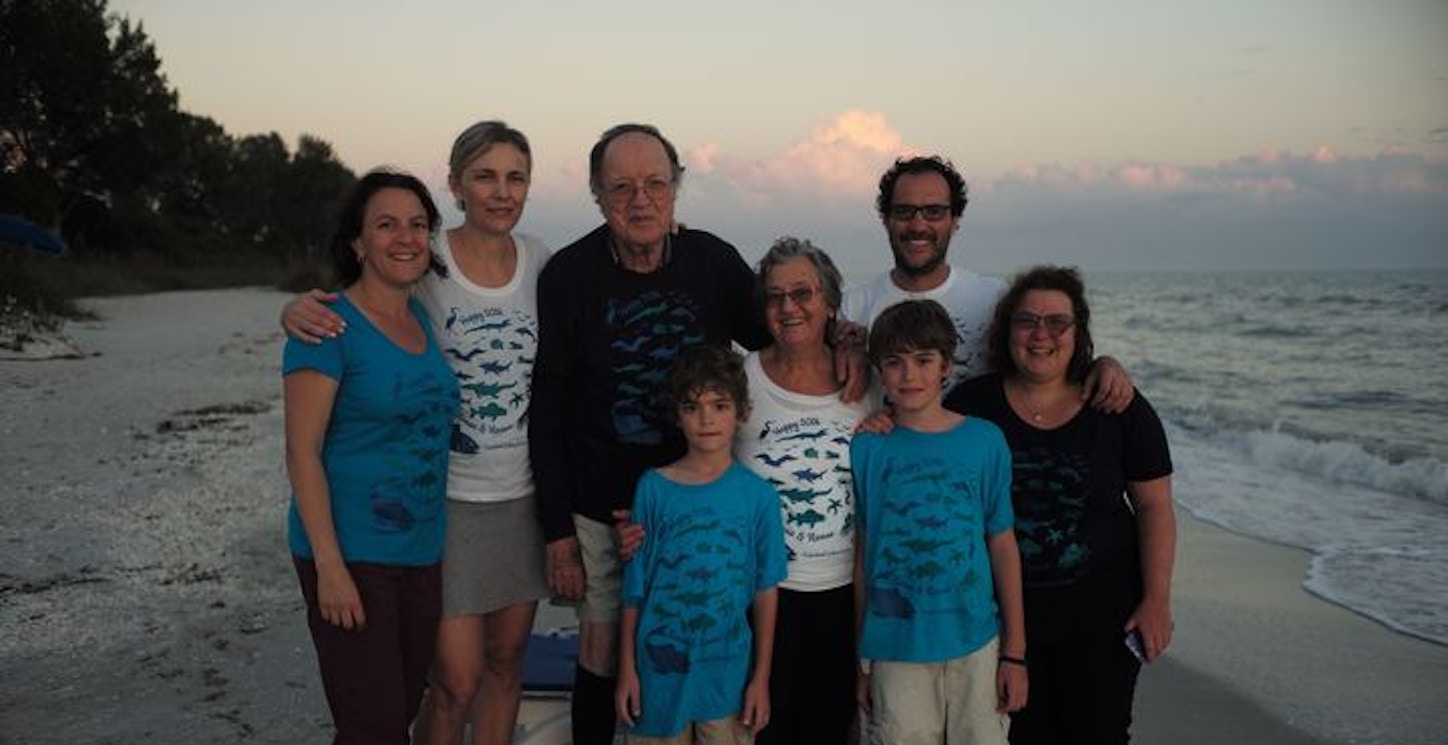 Family Photo On Sanibel Island  T-Shirt Photo