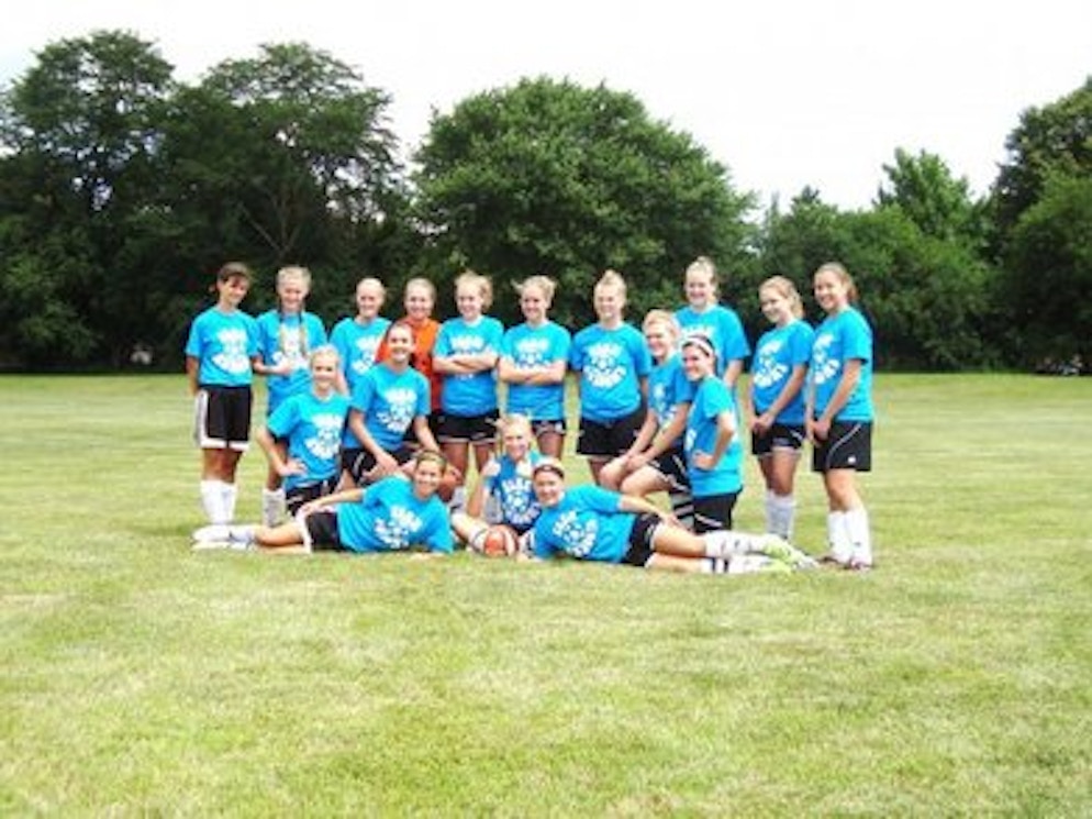 Team Awesome Soccer Team T-Shirt Photo