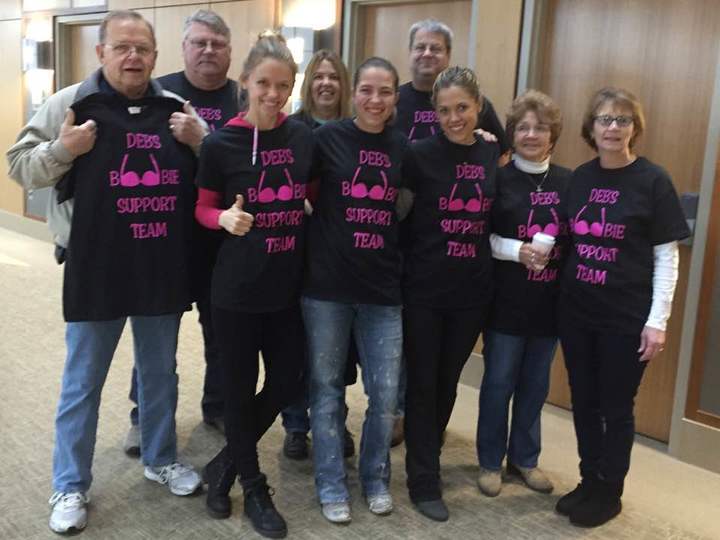 Deb's Breast Cancer Support T-Shirt Photo