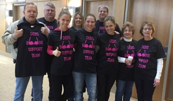 Deb's Breast Cancer Support T-Shirt Photo
