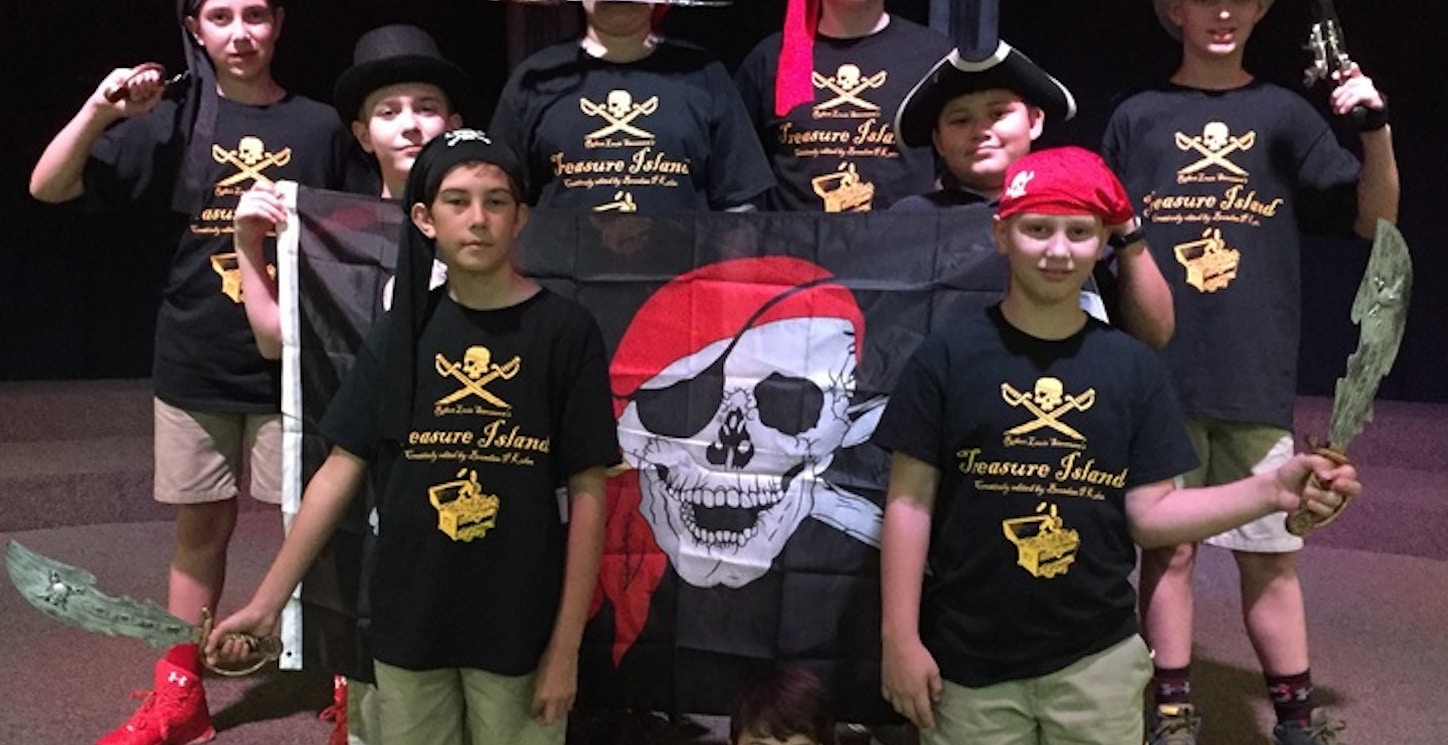 Picture of Treasure Island 6th Grade Boys Theater Wheel Custom T-Shirt Design Treasure Island 6th Grade Boys Theater Wheel T-Shirt Photo