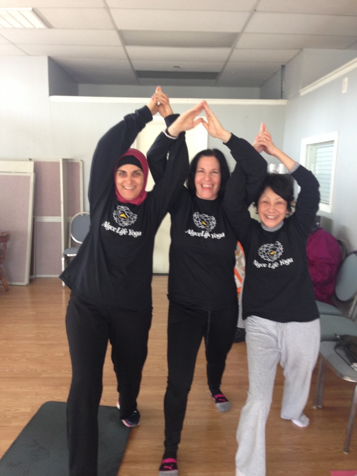 Feeling Better Is Only Option With Alycelife Yoga T-Shirt Photo