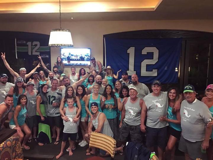 Celebrating The Bride And Groom To Be In Cabo! T-Shirt Photo