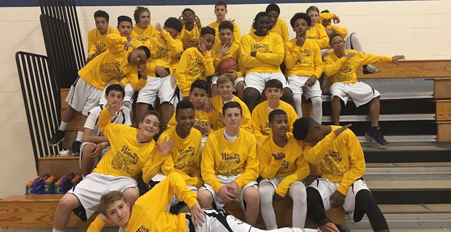 Nimitz Middle School 7th Grade Basketball T-Shirt Photo