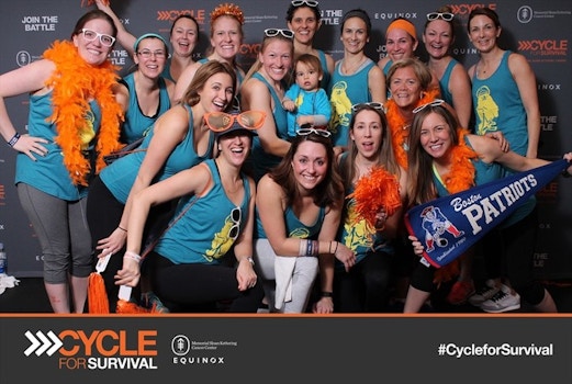 Cycle For Survival   Beantown Biker Chicks T-Shirt Photo