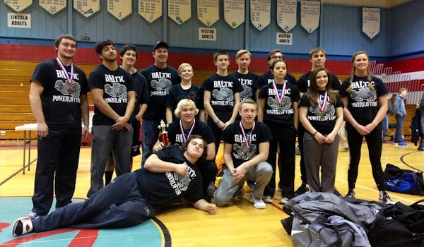 Baltic High School Powerlifting Team T-Shirt Photo
