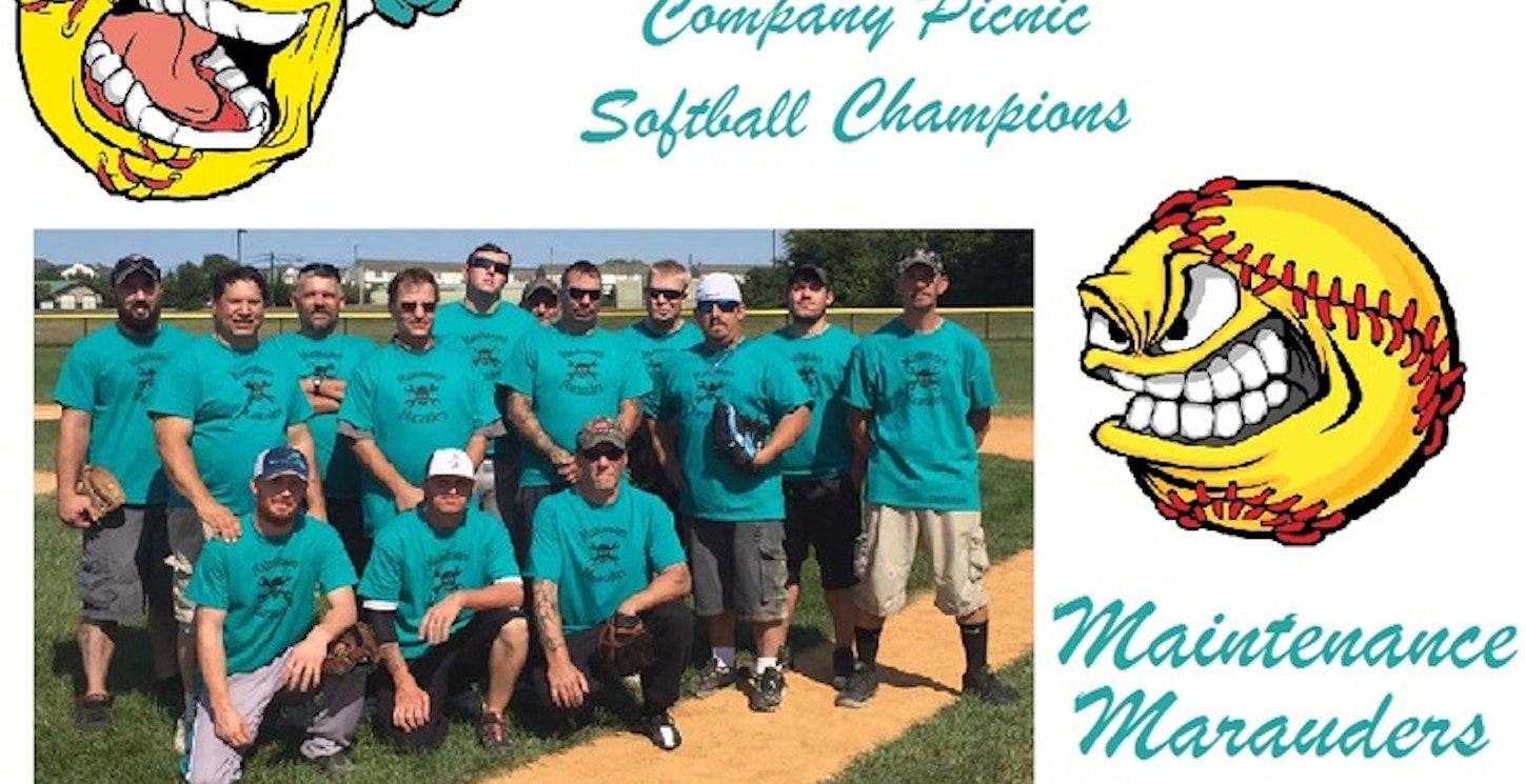 Company Softball Champs T-Shirt Photo