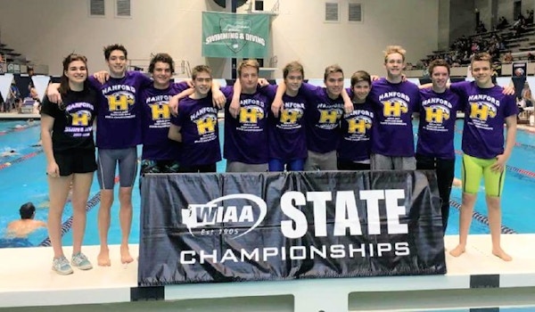 Picture of Wiaa 2017 Hanford Hs Swim Team Custom T-Shirt Design Wiaa 2017 Hanford Hs Swim Team T-Shirt Photo