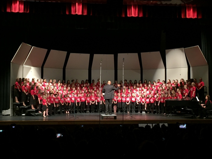 Vmea District Xv All Elementary Chorus T-Shirt Photo