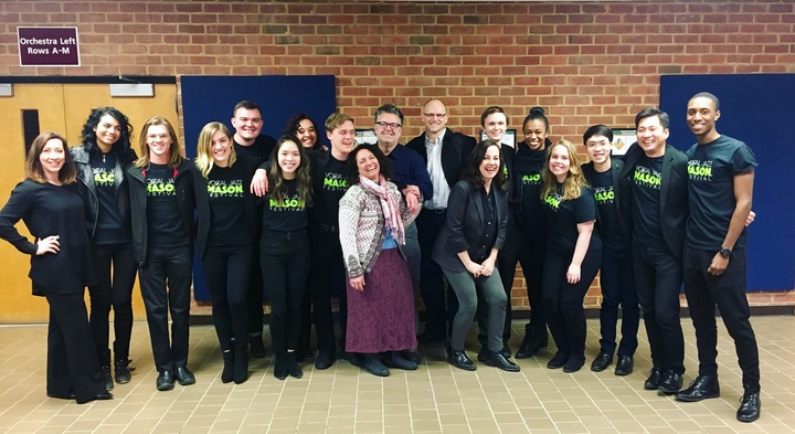 Mason Jazz Vocal Ensemble With Grammy Award Winning Vocal Group, The New York Voices! T-Shirt Photo