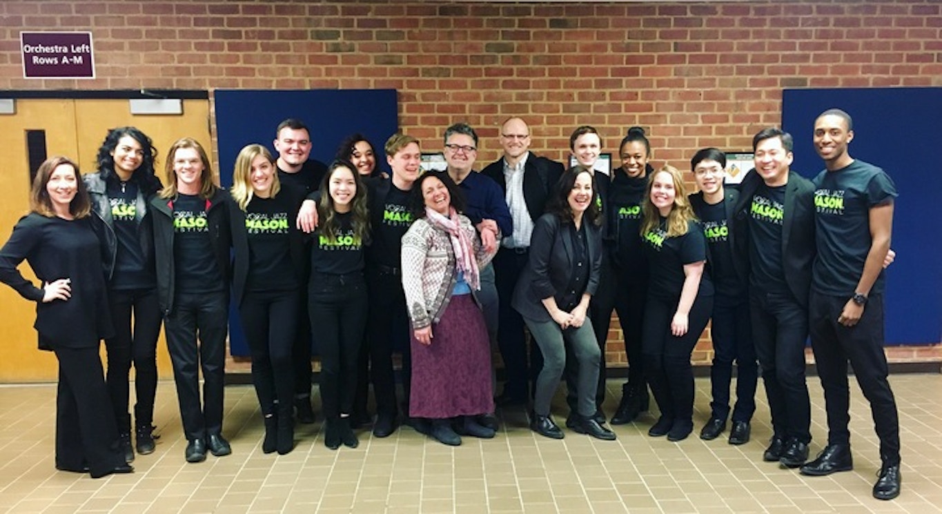 Mason Jazz Vocal Ensemble With Grammy Award Winning Vocal Group, The New York Voices! T-Shirt Photo