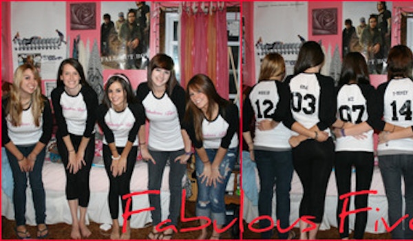 Picture of Fabulous Five Custom T-Shirt Design Fabulous Five T-Shirt Photo