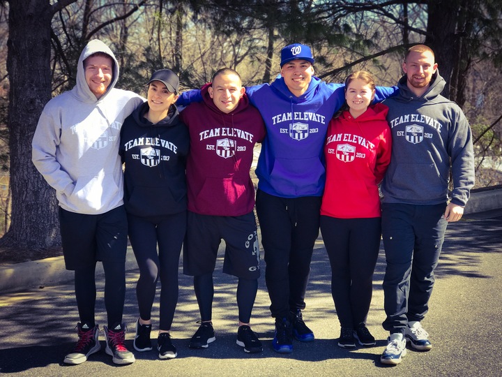 Team Elevate Collegiate Hoodie T-Shirt Photo