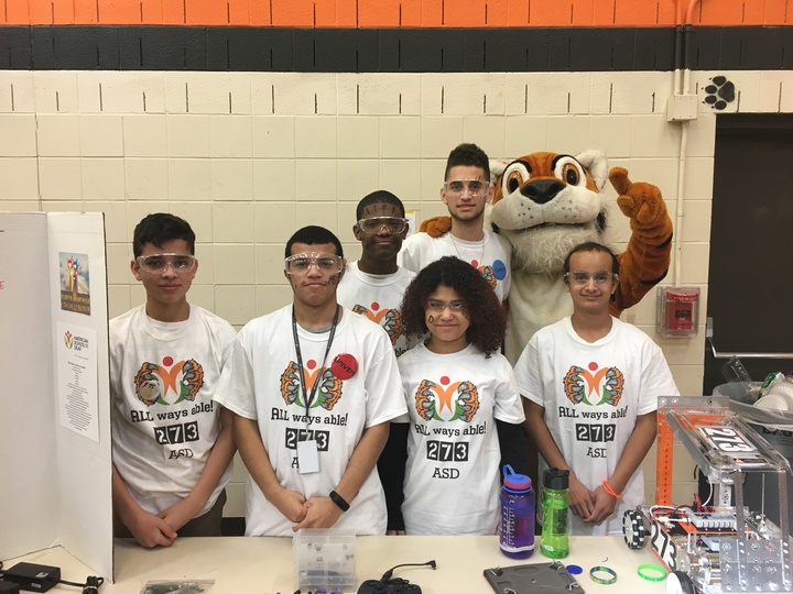 American School For The Deaf Robotics Team!! T-Shirt Photo