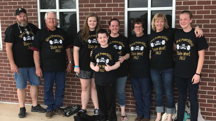 Texas Powerlifting Family  T-Shirt Photo