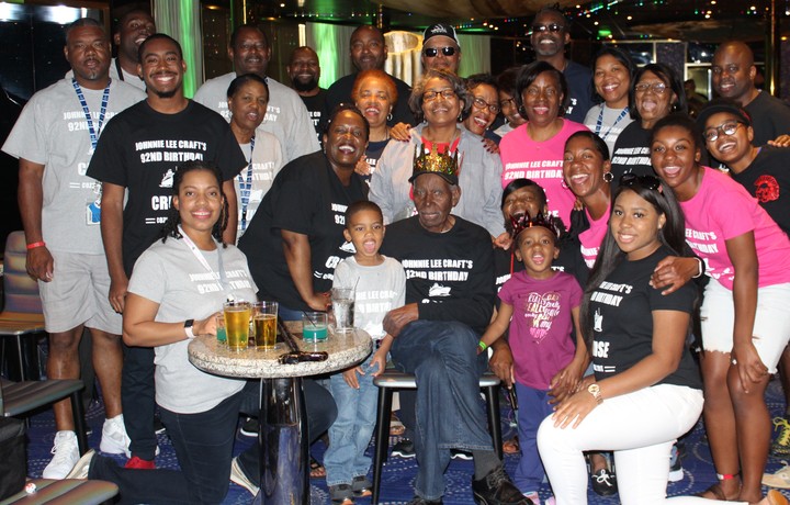 Johnnie Lee Craft's 92nd Birthday Cruise T-Shirt Photo