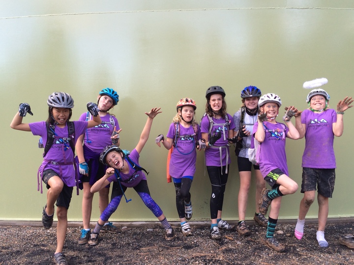 Every Pedal Mountain Bike Girls Crew! T-Shirt Photo