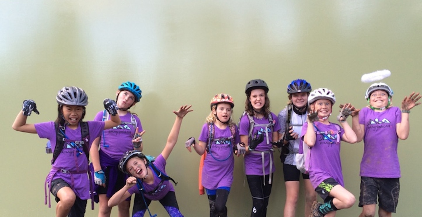 Every Pedal Mountain Bike Girls Crew! T-Shirt Photo
