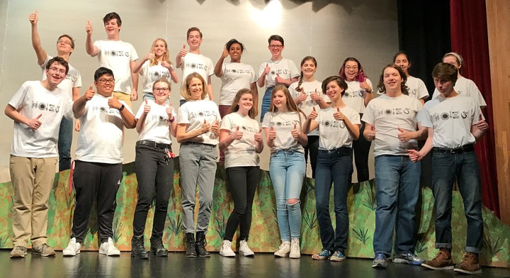 The Cast And Crew Digging Their Holes Shirts! T-Shirt Photo
