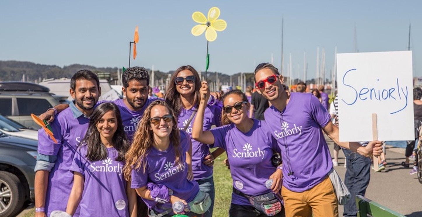 Picture of Seniorly At End Alzheimer's Walk San Francisco Custom T-Shirt Design Seniorly At End Alzheimer's Walk San Francisco T-Shirt Photo