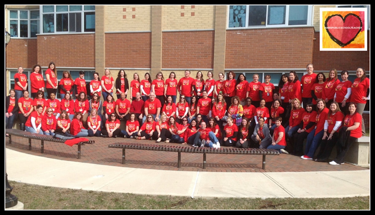 Wear Red For Public Education T-Shirt Photo