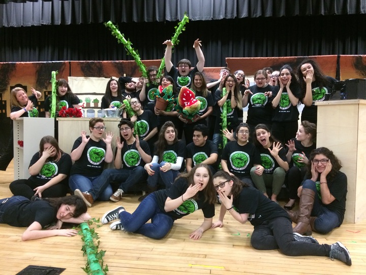 Little Shop Of Horrors Cast And Crew T-Shirt Photo