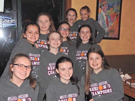 Olpr Varsity Girls Basketball Team T-Shirt Photo
