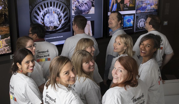 Picture of Teamwork Makes The Dream Work! Custom T-Shirt Design Teamwork Makes The Dream Work! T-Shirt Photo