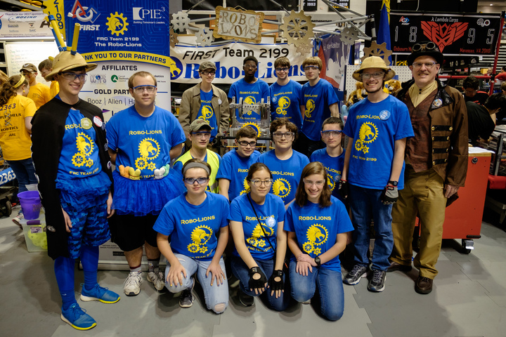 First Robotics Team 2199 At District Championships T-Shirt Photo